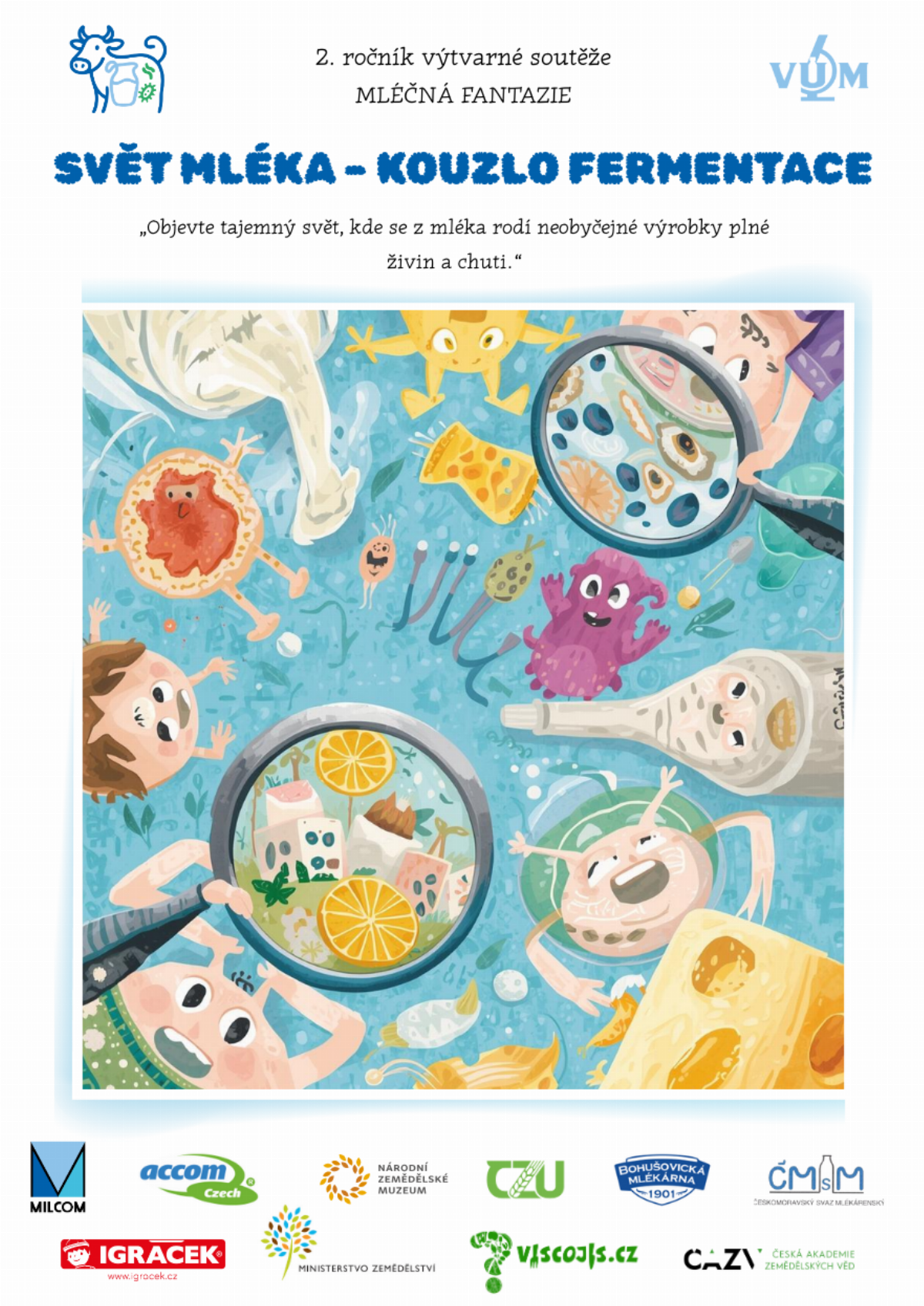 Vyhlášení soutěže Mléčná fantazie